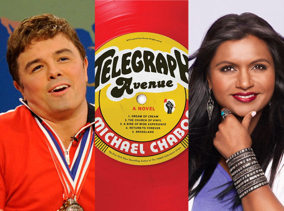 Seth MacFarlane, Michael Chabon, Telegraph Avenue, Mindy Kaling Seth MacFarlane, Michael Chabon, Telegraph Avenue, Mindy Kaling